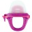 Teetherpop Fillable Silicone Teether for Babies - Cooling Teething Relief - Breastmilk Popsicle Molds for Teething with Spill-Proof Sippy Slits - Pureed Baby Fruit Feeder (FuchsiaPink)