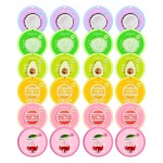 SpaLife Beauty Fruit Facial Sheet Masks 24 Pack - Face Masks Skincare Set - Hydrating Face Masks - 6 Natural Fruit Extract Formulas - Orange, Grapefruit, Coconut, Cherry, Avocado, Cucumber