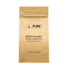 Methylsulfonylmethane MSM Powder (2 lbs), Always Pure, Natural Sulfur Dietary Supplement