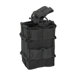 EXCELLENT ELITE SPANKER Tactical Molle Single/Double Open-Top Mag Pouch for M4 M14 M16 AR15 G36 Magazine (Black, Double)