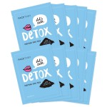 FACETORY K Beauty Face Mask Skin Care - LET\'S TALK DETOX PURIFYING Sheet Mask with Charcoal & Volcanic Ash | Pore Refining Charcoal Face Mask (10 Pack)