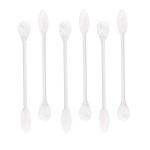 Paper Stick Thick Cotton Swabs with Precision and Flattened Tip 375pcs, Pointed&Flattened Tip Cosmetic Applicators XL Size