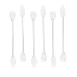 Paper Stick Thick Cotton Swabs with Precision and Flattened Tip 375pcs, Pointed&Flattened Tip Cosmetic Applicators XL Size