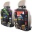 ULEEKA Car Backseat Organizer with 10 Table Holder, 9 Storage Pockets Seat Back Protectors Kick Mats for Kids Toddlers, Travel Accessories, 2 Pack
