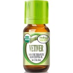 Healing Solutions Vetiver Essential Oil (0.33 oz, 10ml) - Organic, Pure, Undiluted - Therapeutic Grade - for Hair, Diffuser, Aromatherapy & Skin