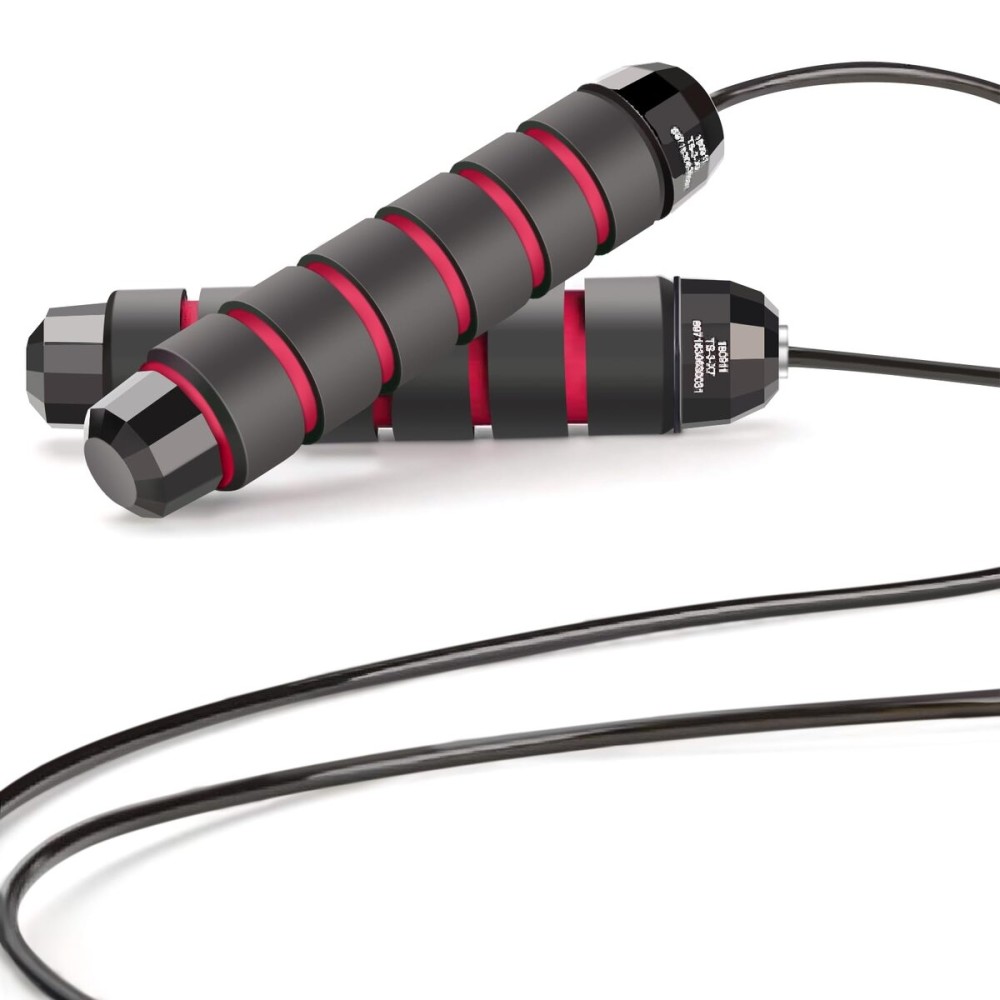 DEGOL Skipping Rope with Ball Bearings Rapid Speed Adjustable Jump Rope Cable and 6 Memory Foam Handles Ideal for Aerobic Exercise Like Speed Training, Extreme Jumping, Endurance Training and Gym