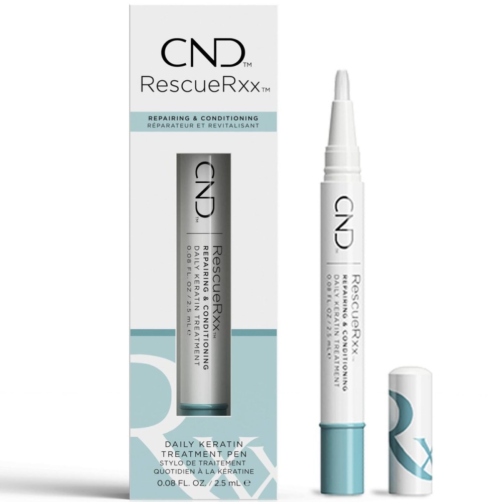CND Solar Oil & RescueRxx Nail and Cuticle Care, Cuticle Oil Pen, Keratin Treatment Pen, On-the-Go, Travel-Sized Beauty, A highly effective new treatment that repairs damaged nails