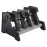 Mind and Action Pistol Rack, Deluxe Handgun Rack Stand,Pistol Display Holder for Gun Safe and Gun Cabinet(4 Gun Holders)