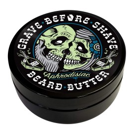 Grave Before Shave Leather/Cedar-wood scent Beard Conditioning Butter 4 oz.