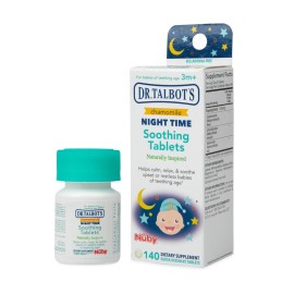 Dr. Talbot\'s Night Time Chamomile Soothing Tablets, Naturally Inspired, Quick Dissolve, 140 Count