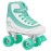 Roller Derby FireStar Youth Girl\'s Roller Skate White/Mint Size 3