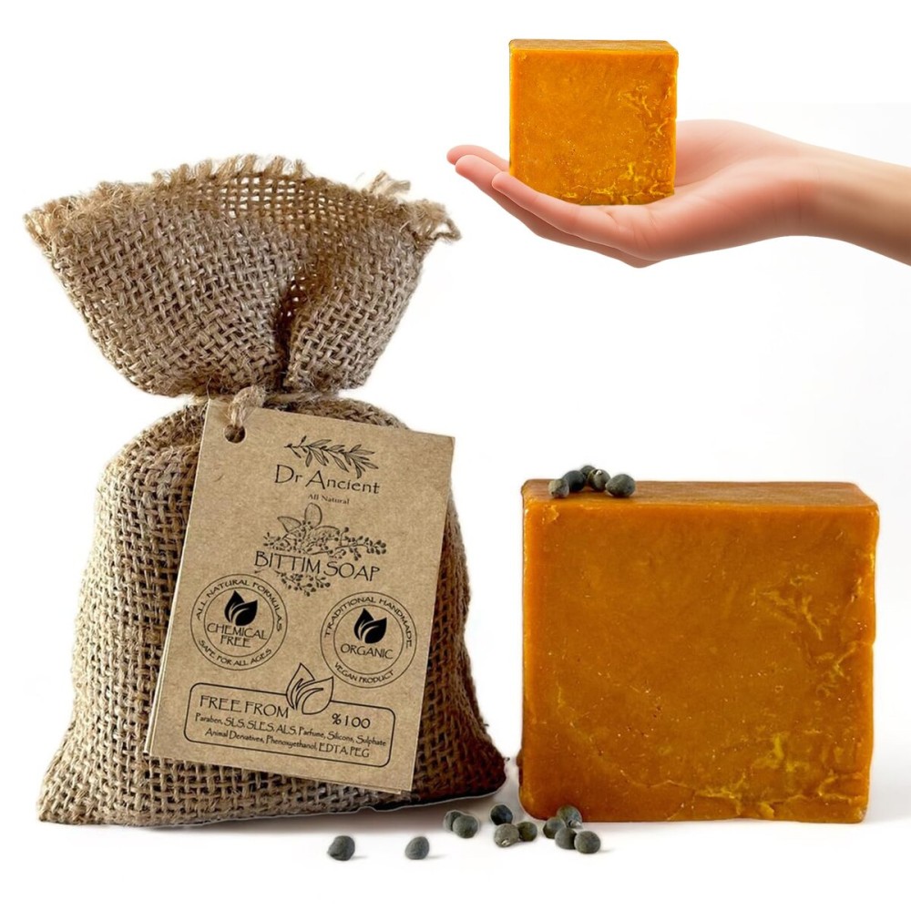 Wild Pistacia Bittim Soap Bar Organic Natural Vegan Traditional Handmade Antique - No Chemicals, Pure Natural Soaps!