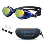 AIKOTOO Nearsighted Swim Goggles No Leaking