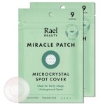 Rael Pimple Patches, Miracle Microcrystal Spot Cover - Hydrocolloid Acne Pimple Patch with Tea Tree Oil, Early Stage Zits and Blemish, Korean Skin Care (18 Count)