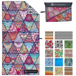 ECCOSOPHY Microfiber Beach Towel -Sand Free Towels are Quick Dry, Light Weight, Super Absorbent-Perfect Pool, Travel, Cruise, Camping Essentials - Oversized Extra Large for Adults (Havana)