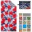 ECCOSOPHY Microfiber Beach Towel -Sand Free Towels are Quick Dry, Light Weight, Super Absorbent-Perfect Pool, Travel, Cruise, Camping Essentials - Oversized Extra Large for Adults (Fiji)