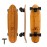 Magneto Mini Cruiser Skateboard - Portable Bamboo Mini Longboard - Double-Kick Concave Carving Skateboard - 27.5 in x 7.5 in Deck, Bamboo