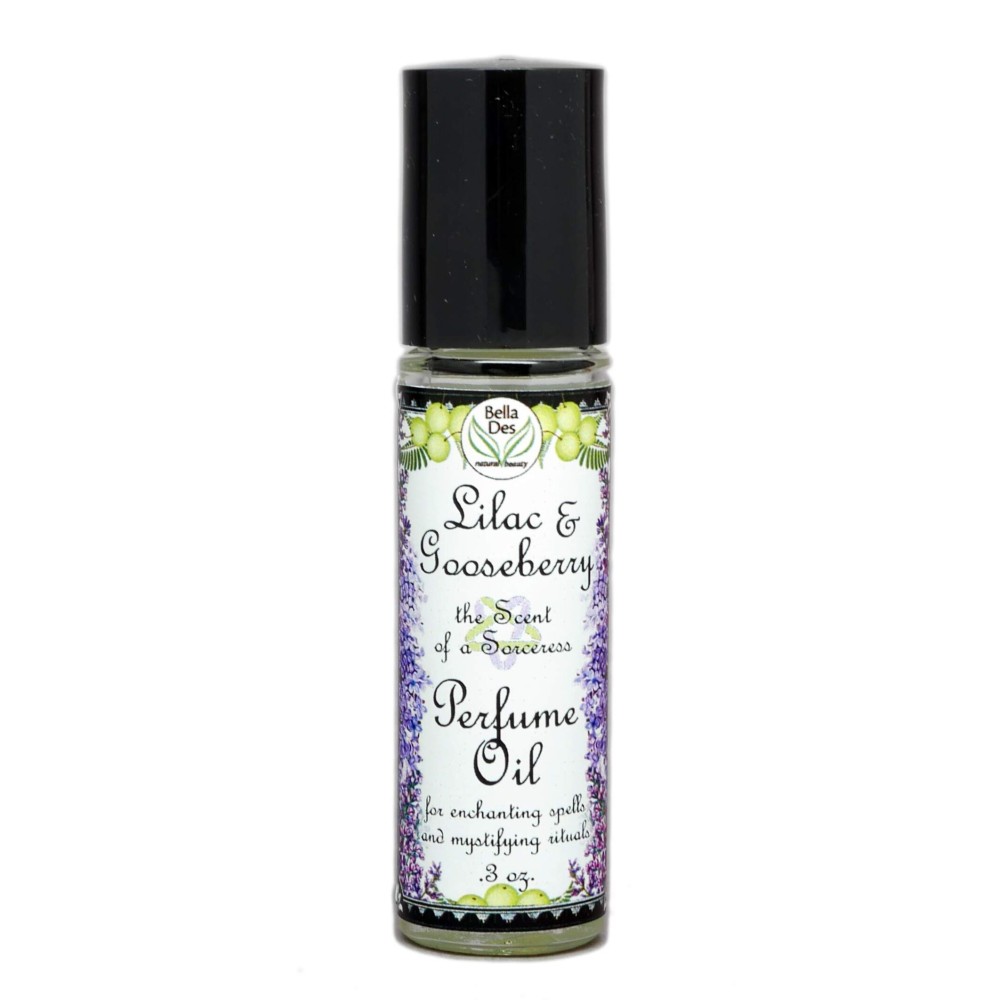 BELLA DES NATURAL BEAUTY Lilac and Gooseberry Perfume Oil | .3 ounces Roll On Bottle | Phthalate Free Fragrance | Yennefer Perfume Scent of a Sorceress