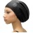 SOUL CAP - Large Swimming Cap for Long Hair - Designed for Long Hair, Dreadlocks, Weaves, Hair Extensions, Braids, Curls & Afros - Women & Men - Silicone (Black, Large)