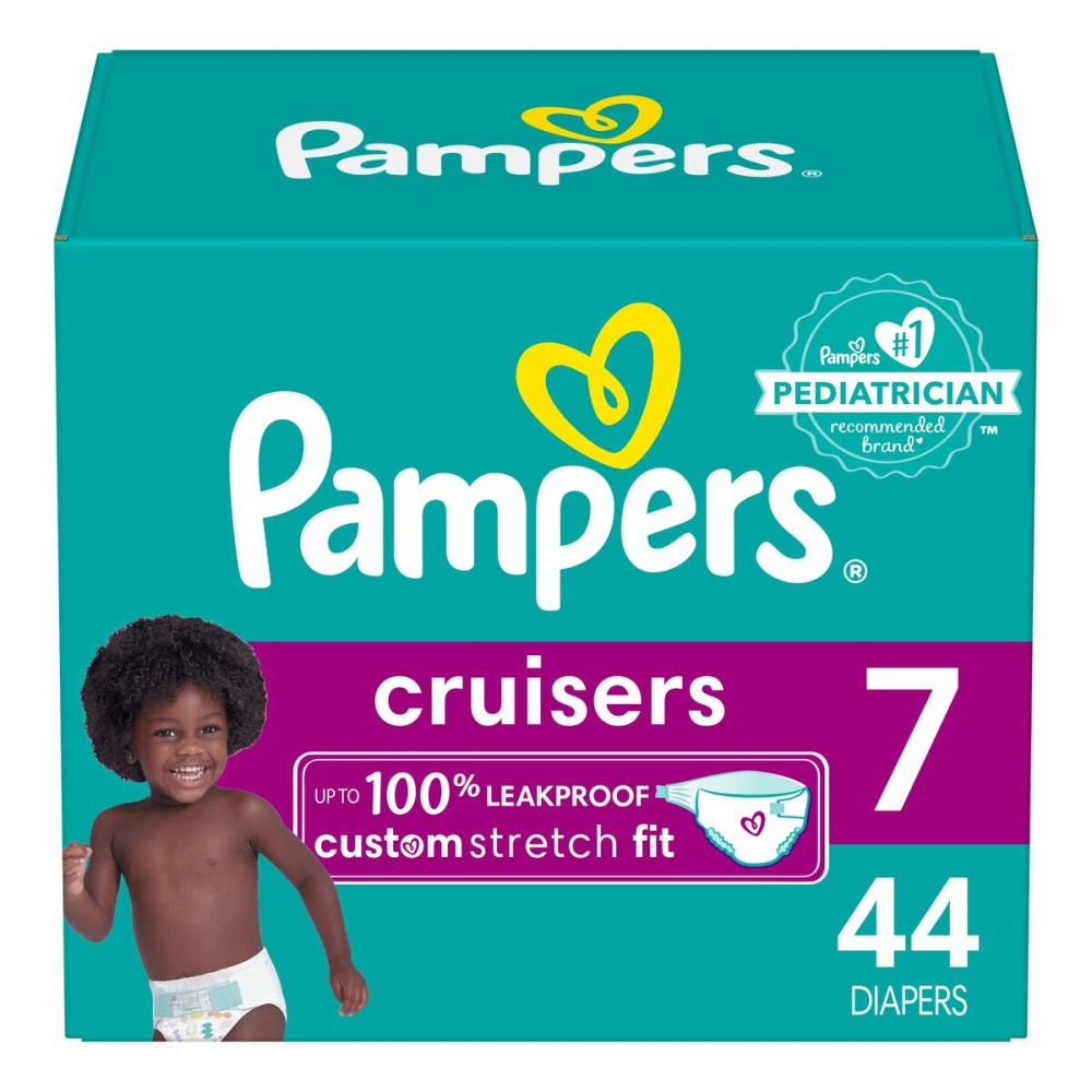 Pampers Cruisers Diapers - Size 6, 86 Count, Disposable Active Baby Diapers with Custom Stretch