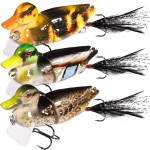 TRUSCEND Fishing Lures for Bass, Fishing Plugs Multi Jointed Swimbait, Lifelike Duck Swimmer for Trout Perch Pike Crappie Walleye Fishing