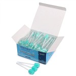 ZIZNBA Disposable Mouth Swabs Sponge - Unflavored,Sterile Oral Swabs Dental Swabsticks for Mouth Cleaning (50PCS
