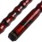 AB Earth 58 Pool Cue/Pool Stick Ergonomic Design Hardwood Canadian Maple 13mm Tip 18-21oz Billiard Cue B1SN, Wine 19oz