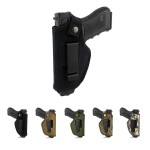 Concealed Carry Holster Metal Clip IWB OWB Holster Waistband Airsoft Pistol Handguns Holster for Right Left Hand Draw Black-1