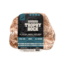 TROPHY ROCK Redmond All Natural Mineral Salt Rock, Deer Lick and Entice (10 LB)