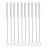 Long Straw Brush, Nylon Flexible,Reusable Pipe Tube Cleaner 12-ihch X 2/5-inch Set of 10