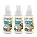 Grandma\'s Secret Wrinkle Remover Spray - Easily Removes Wrinkles & Odors - Wrinkle Release, Fabric Refresher Spray, Chlorine, Bleach and Toxin-Free - 3 Ounce, 3 Pack