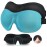 AMAZKER Sleep Mask for Side Sleeper 2 Pack, 3D Contoured Cup Sleeping Mask & Blindfold, Concave Molded Night Sleep Mask, Block Out Light, Soft Comfort Eye Shade Cover for Travel Yoga Nap