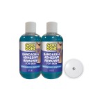 Goo Gone Bandage Adhesive Remover for Skin - Safe and Pain Free Removal for Sticky Residue from Continuous Glucose Monitors, KT Tape, Medical Tape, Heart Rate Monitors, Insulin Pumps, 8 oz (Pack of 2)