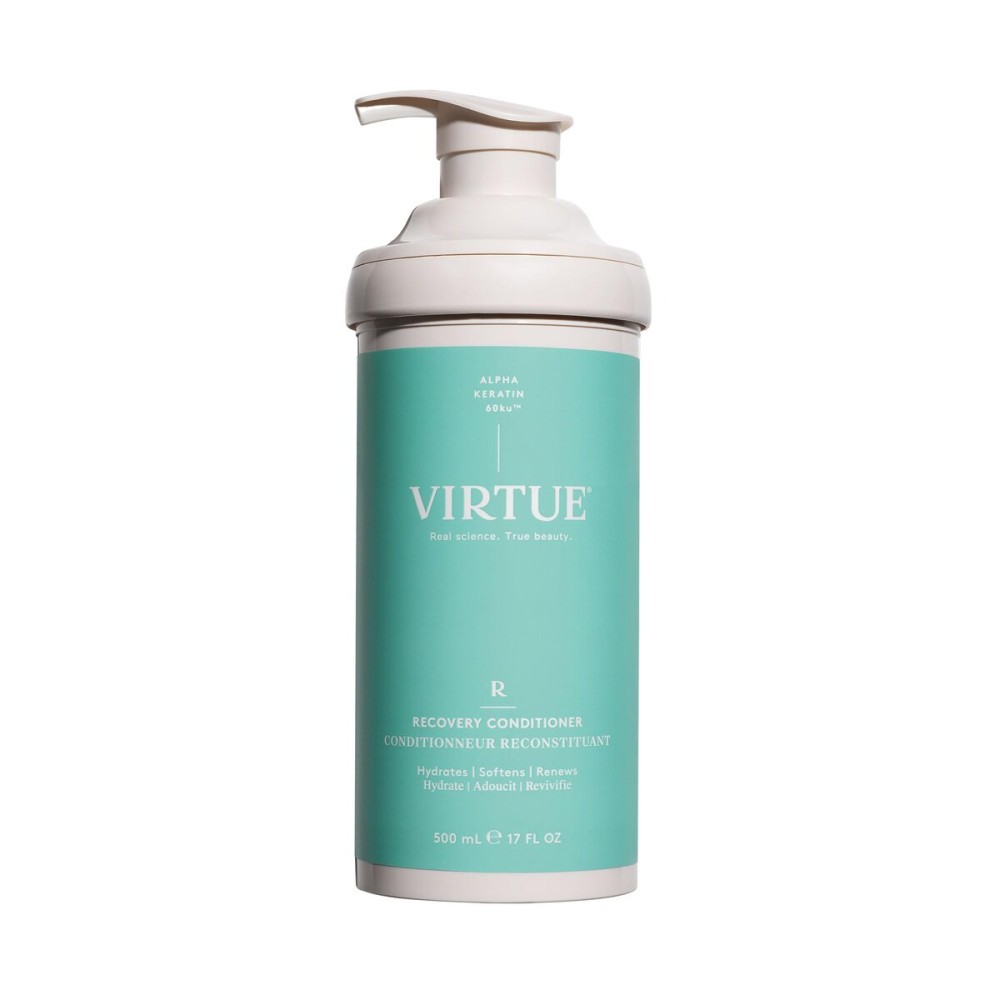VIRTUE Recovery Conditioner with Keratin Hydrates, Softens, and Renews Damaged Hair, Sulfate Free, Color Safe
