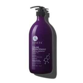 Luseta Purple Shampoo for Blonde, Grey, Color Treated and Women\'s Hair - 33.8oz, Sulfate & Paraben Free, Best for Curly and Damaged Hair