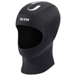 Neoprene Wetsuit Hood Scuba Diving Hood 3MM 5MM for Men Women Youth, Bib Dive Cap Surfing Thermal Hood for Kayaking Snorkeling Swimming Sailing Canoeing Water Sports (3mm Black, S)