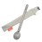 TiTo Titanium Long Handle Spork and Spoon Eco-Friendly Ultralight Portabale Flatware for Outdoor Camping Backpacking Hiking Travel Picnic Tableware with Bag(Spoon)