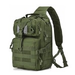 HAOMUK Tactical Sling Bag Pack Military Rover Shoulder Sling Backpack EDC Molle Assault Range Bag