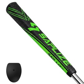 SAPLIZE Putter Grip Midsize Pistol Shape Light Anti-Slip Pattern,Green