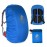 Unigear Backpack Rain Cover Waterproof Rating 5000mm Ultraportable and Durable with 2 Anti-Slip Buckle Strap, Integrated Carry Pouch Design (Blue, Large)