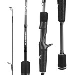 KastKing Crixus Fishing Rods, Casting Rod 6ft -Medium - Fast-2pcs