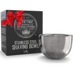 Viking Revolution Stainless Steel Shaving Soap Bowl- Shaving Mug for Shave Cream & Soap- Double Layer, Unbreakable Shaving Cup for Wet Shave 3.2 x 2.2