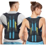 Fitsupport Back Brace Posture Corrector for Women and Men Back Lumbar Support Shoulder Posture Support for Improve Posture Provide and Back Pain Relief