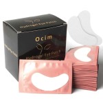 Ocim 100 Pairs Eye Gel Pads Lash Extensions, Lint Free Under Hydrogel Eye Patch for Eyelash Extension/Tinting