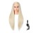 Hairlink 26-28\'\' Mannequin Head Synthetic Fiber Hair Styling Training Head Dolls for Cosmetology Manikin Maniquins Practice Head with Stand (6611W61320)