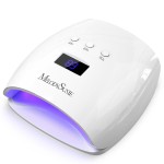 MelodySusie Professional UV LED Nail Lamp, P-Plus30I High Efficient Nail Dryer with 3 Timers & Detachable Base Cures All Hard Gels, Especially Rhinestone Glue, Solid & Liner Gel Polishes