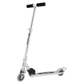 Razor AW Kick Scooter for Kids - Wheelie Bar, Lightweight, Foldable, Aluminum Frame, and Adjustable Handlebars