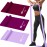 A AZURELIFE Resistance Bands,Professional Long Non-Latex Elastic Stretch Bands,Exercise Bands for Physical Therapy, Yoga, Pilates, Rehab, at-Home or The Gym Workouts, Strength Training
