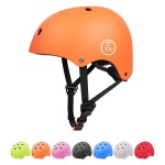 67i Bike Helmet for Adults & Kids 8-14 - Adjustable L (22.83-23.82) Lightweight Ventilated Cycling Helmets with 11 Vents (Orange)