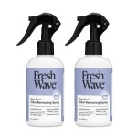 Fresh Wave Lavender Scent Odor Removing Spray, 8 fl. oz. | Pack of 2 | Odor Absorber for Home, Furniture, Fabrics & Trash | Safer Odor Relief